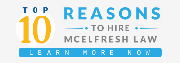 top 10 reasons to hire mcelfresh law logo